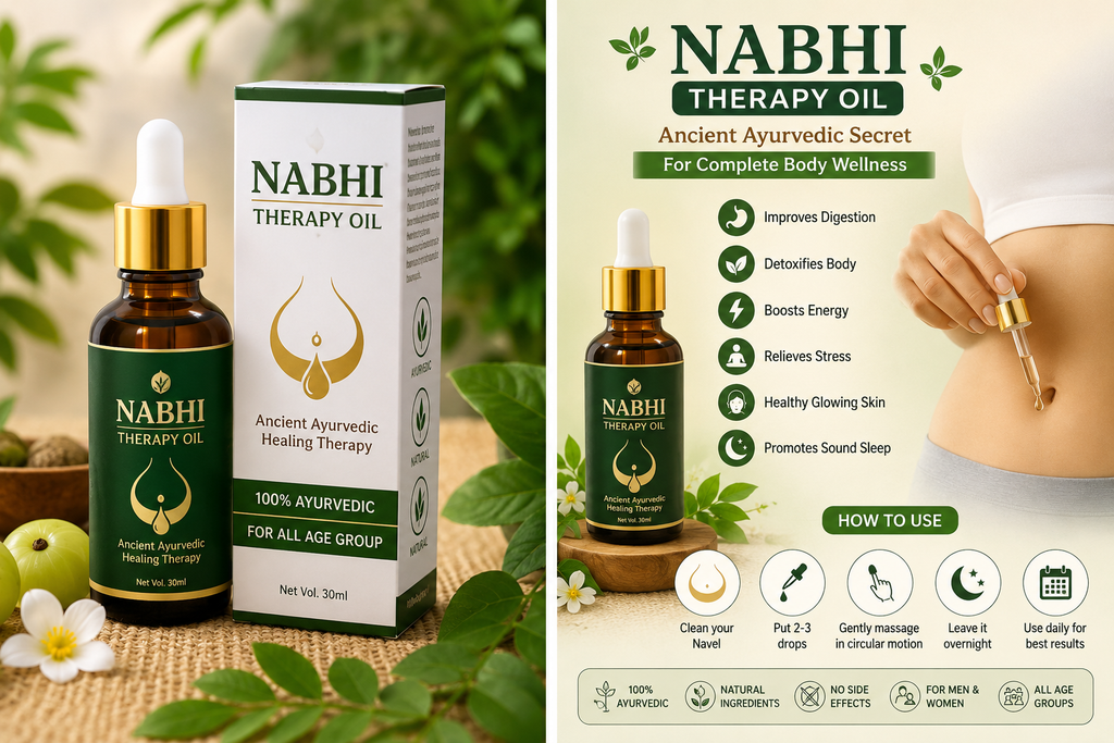 🌿 Nabhi Therapy Oil – Pack of 1
